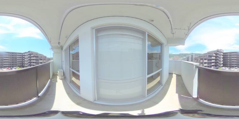 パノラマ画像バルコニー