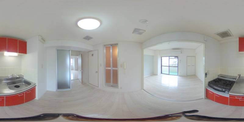 パノラマ画像キッチン