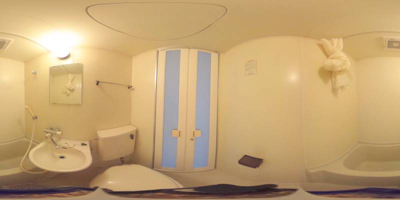 パノラマ画像バスルーム