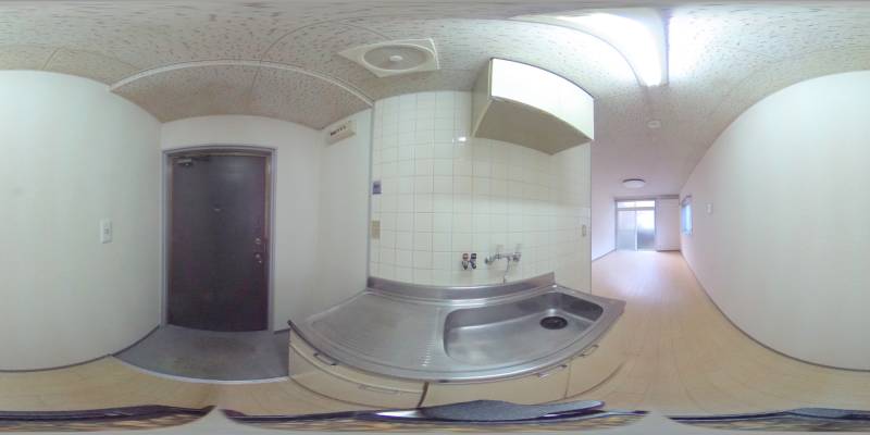 パノラマ画像キッチン