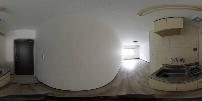 パノラマ画像キッチン