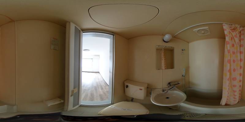 パノラマ画像バスルーム