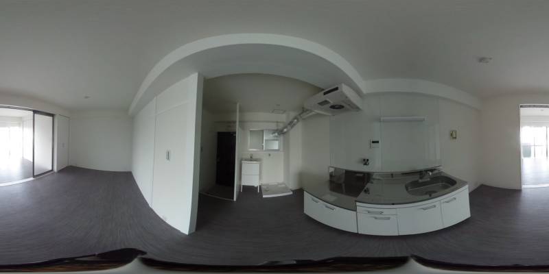 パノラマ画像キッチン