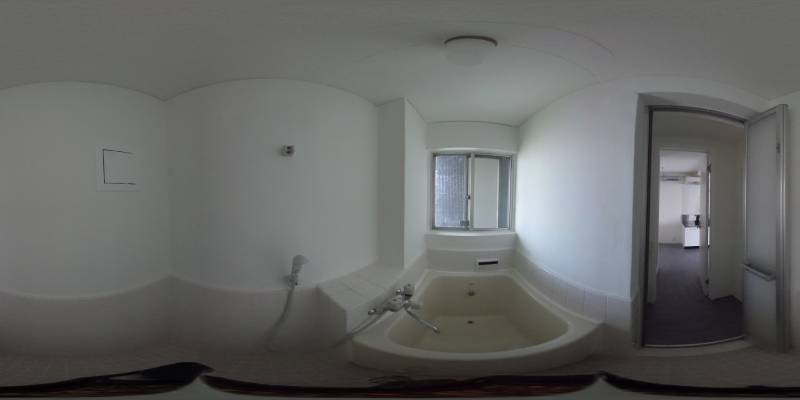 パノラマ画像バスルーム