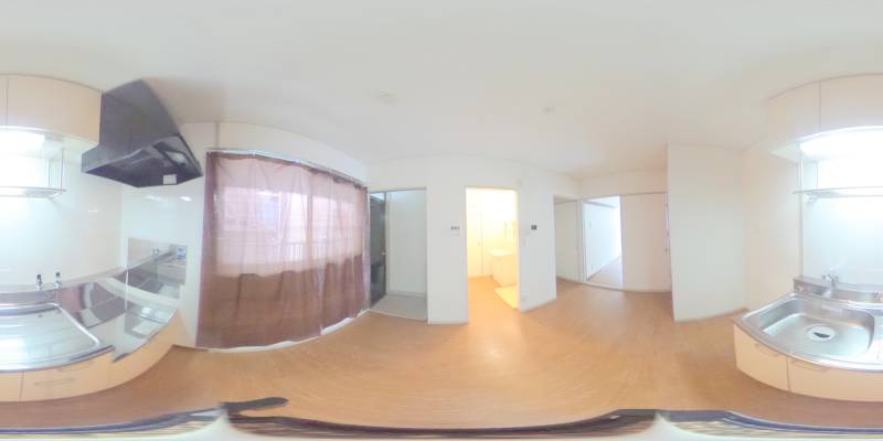 パノラマ画像キッチン