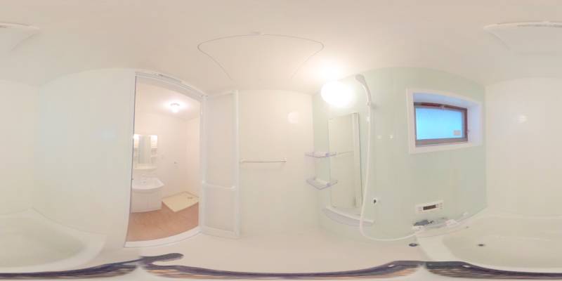 パノラマ画像バスルーム