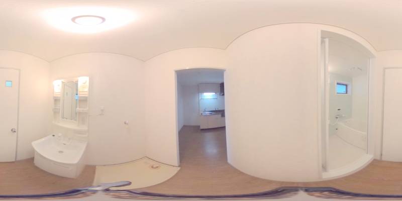 パノラマ画像洗面所