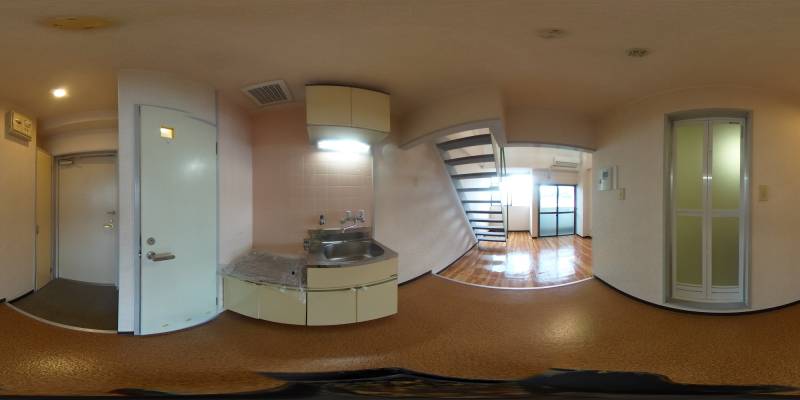 パノラマ画像キッチン