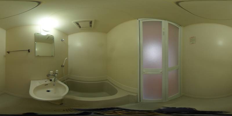 パノラマ画像バスルーム