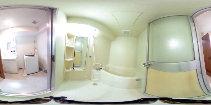 パノラマ画像バスルーム