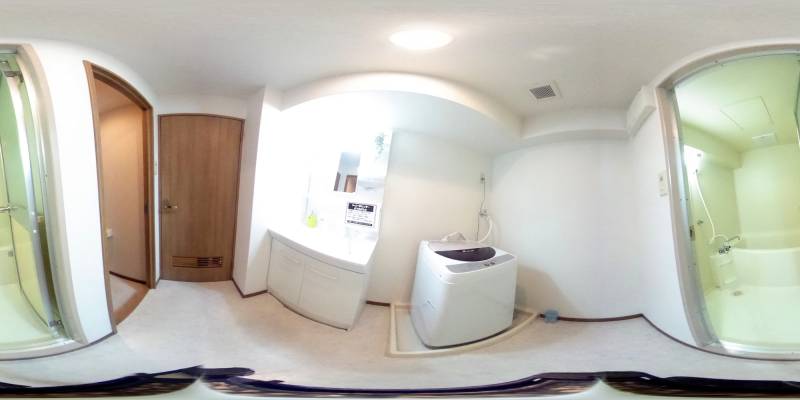 パノラマ画像洗面所