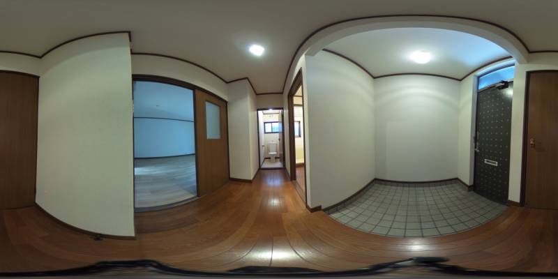 パノラマ画像玄関