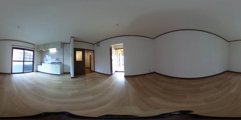 パノラマ画像リビング