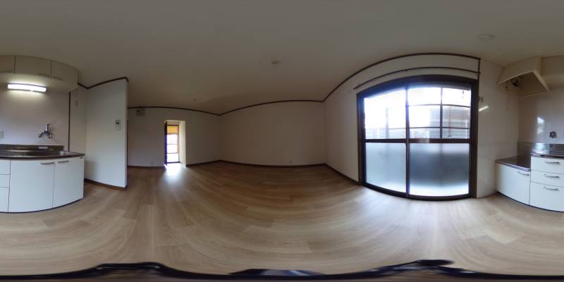 パノラマ画像キッチン