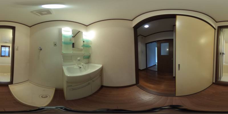 パノラマ画像洗面所