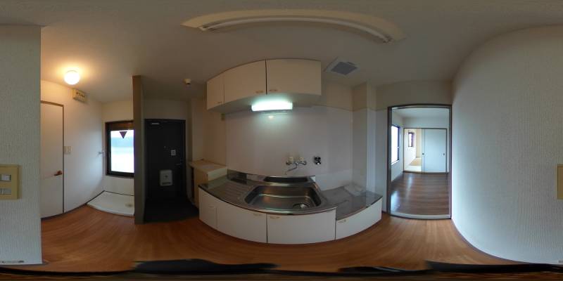 パノラマ画像キッチン
