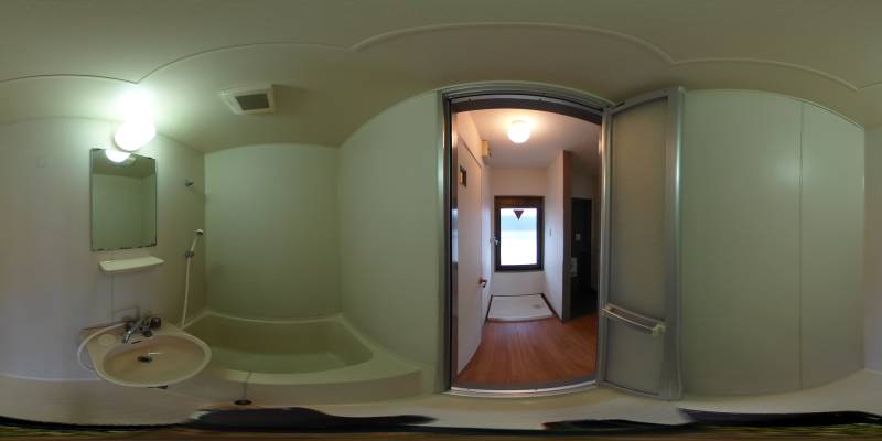 パノラマ画像バスルーム