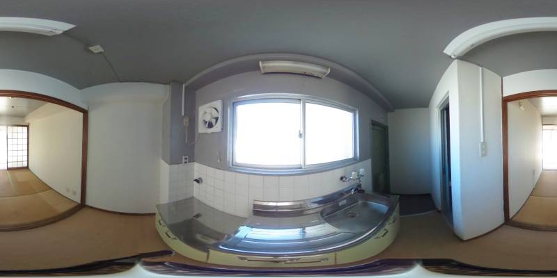 パノラマ画像キッチン