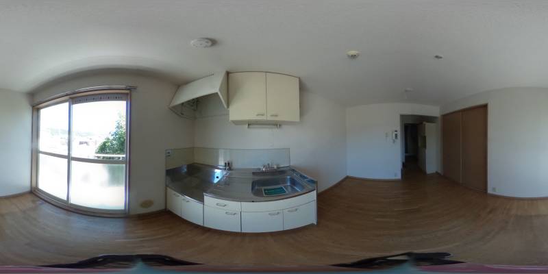 パノラマ画像リビング