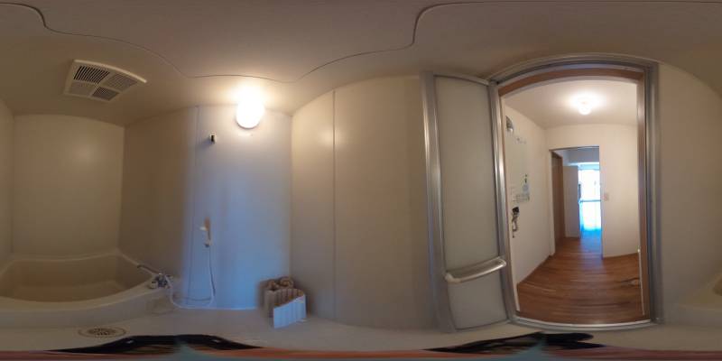 パノラマ画像バスルーム