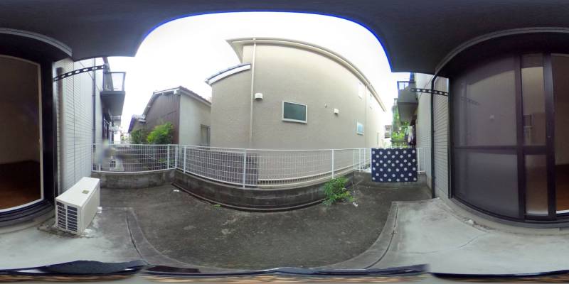 パノラマ画像バルコニー
