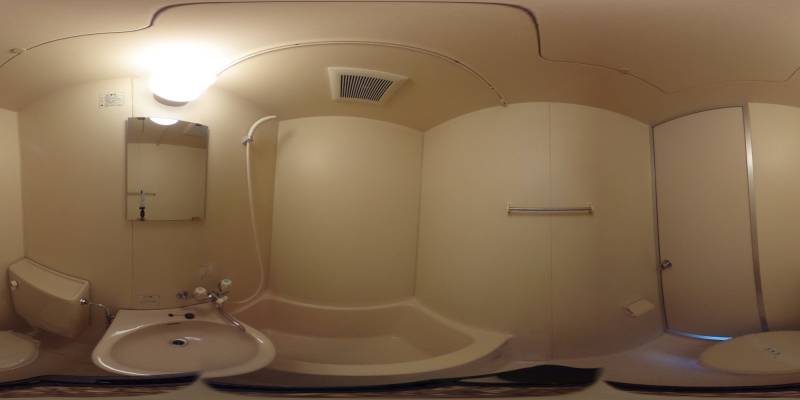 パノラマ画像バスルーム