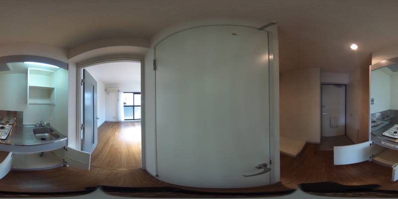 パノラマ画像キッチン