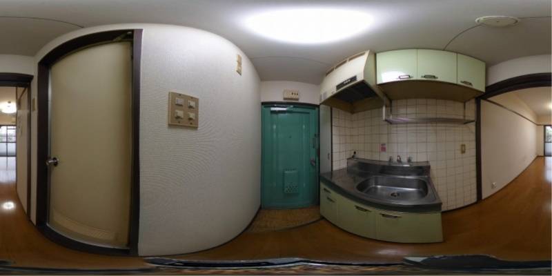 パノラマ画像キッチン