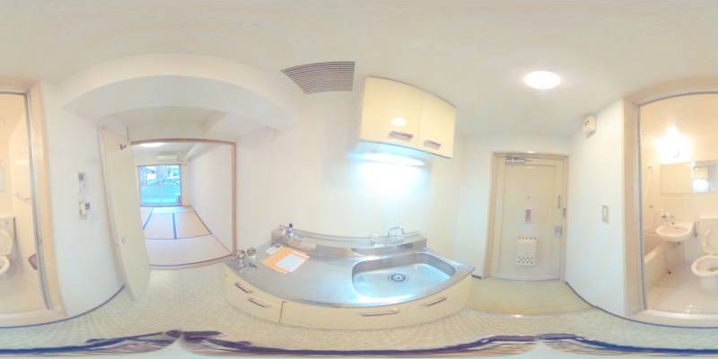 パノラマ画像キッチン