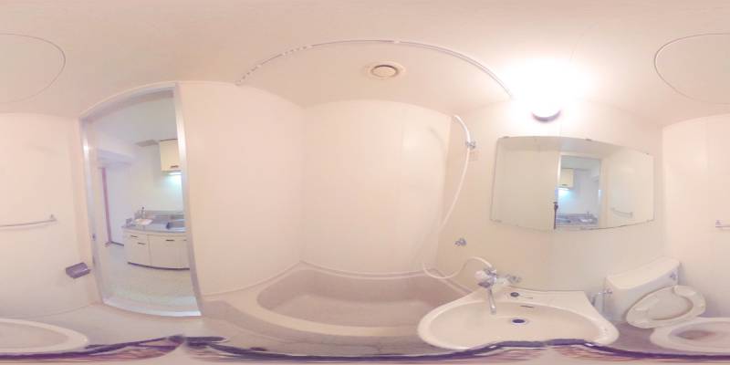 パノラマ画像バスルーム