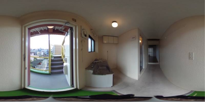 パノラマ画像玄関