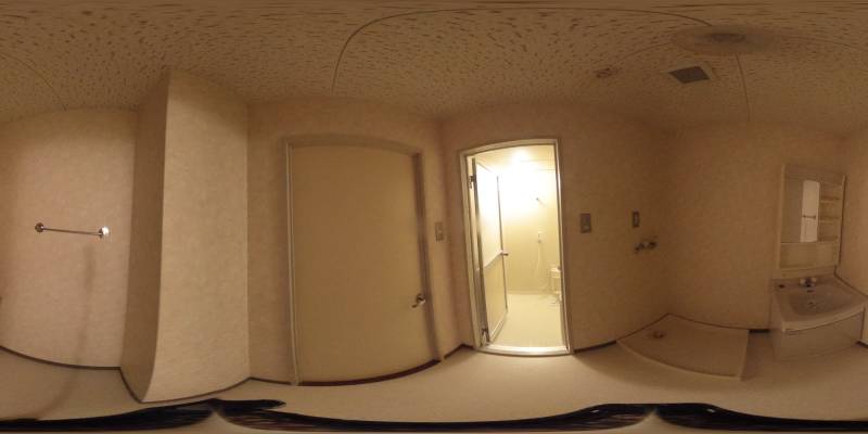 パノラマ画像洗面所