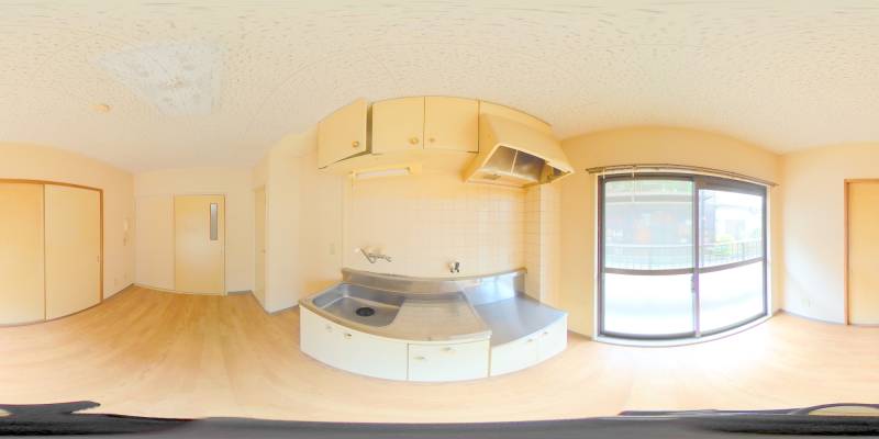 パノラマ画像キッチン