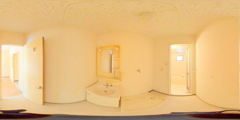 パノラマ画像洗面所