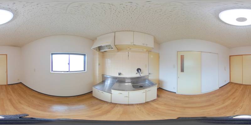 パノラマ画像キッチン