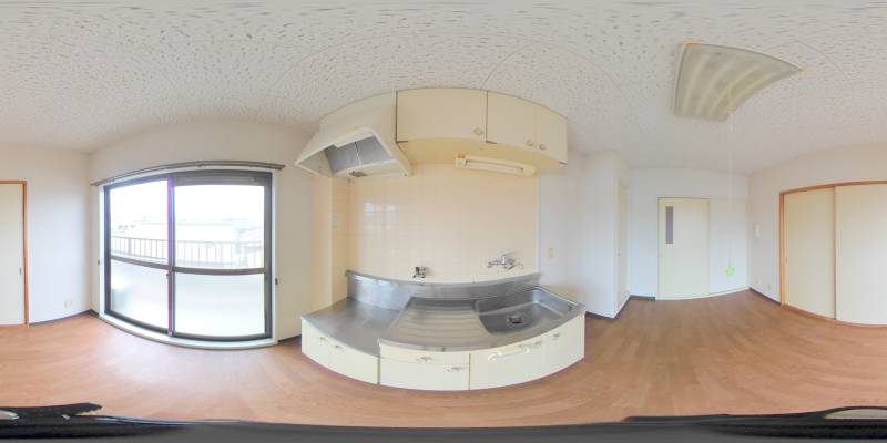 パノラマ画像キッチン