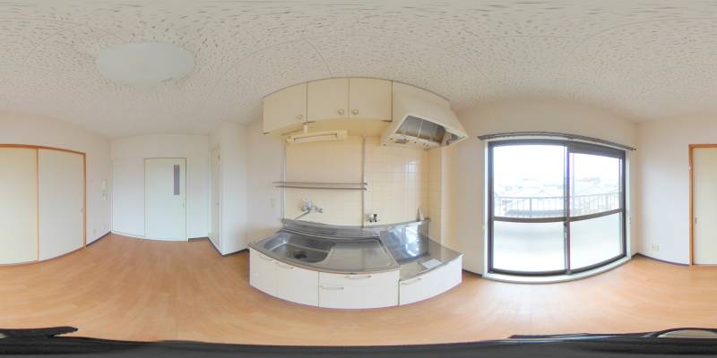 パノラマ画像キッチン