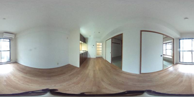 パノラマ画像リビング