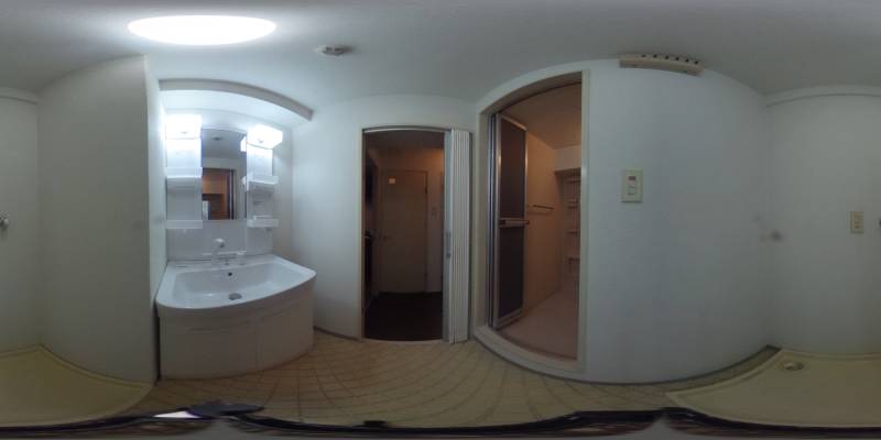 パノラマ画像洗面所