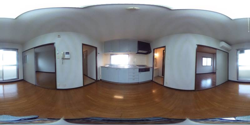 パノラマ画像キッチン