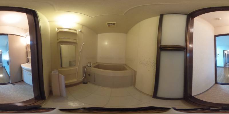 パノラマ画像バスルーム