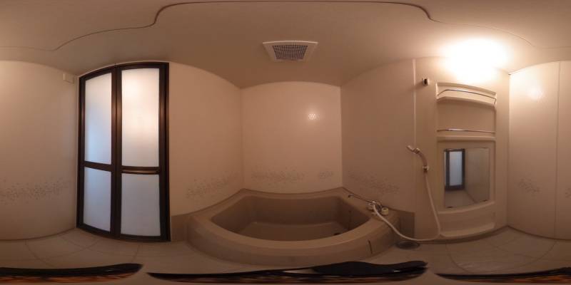 パノラマ画像バスルーム