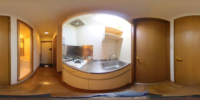 パノラマ画像キッチン