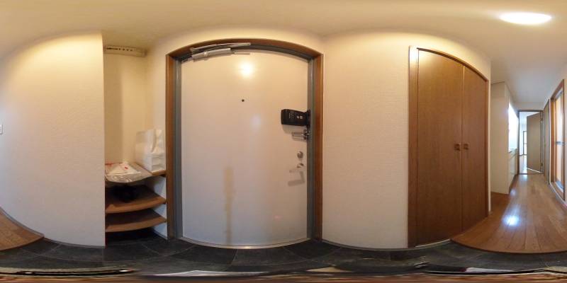 パノラマ画像玄関