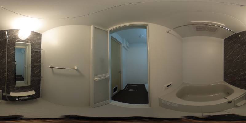 パノラマ画像バスルーム