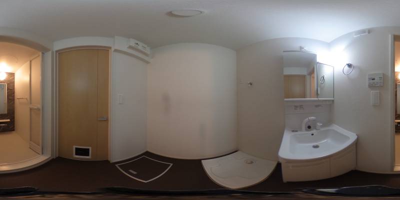 パノラマ画像洗面所