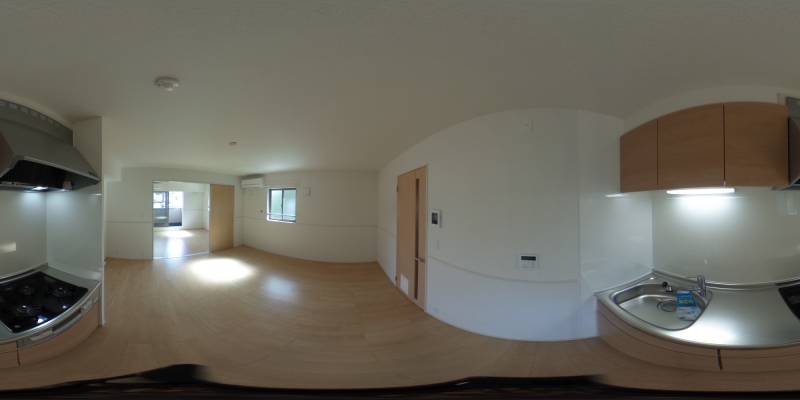 パノラマ画像キッチン