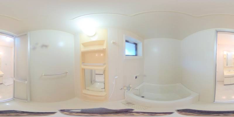 パノラマ画像バスルーム