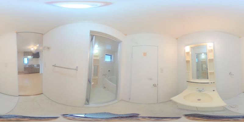 パノラマ画像洗面所