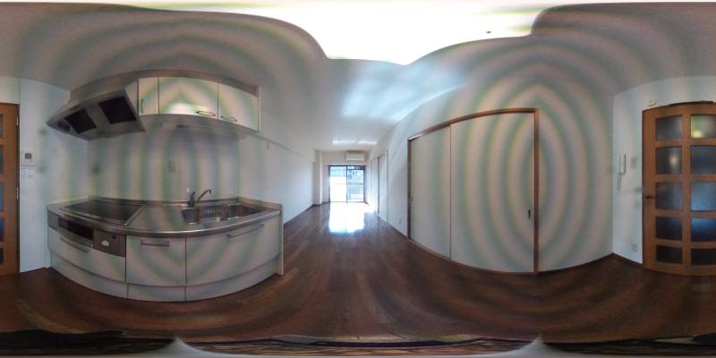 パノラマ画像キッチン